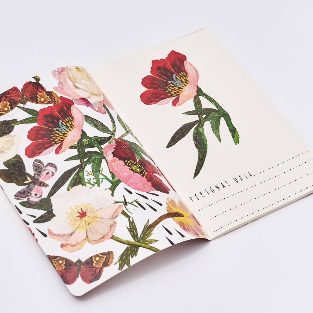 A5 Notebook - Peonies Notebook
