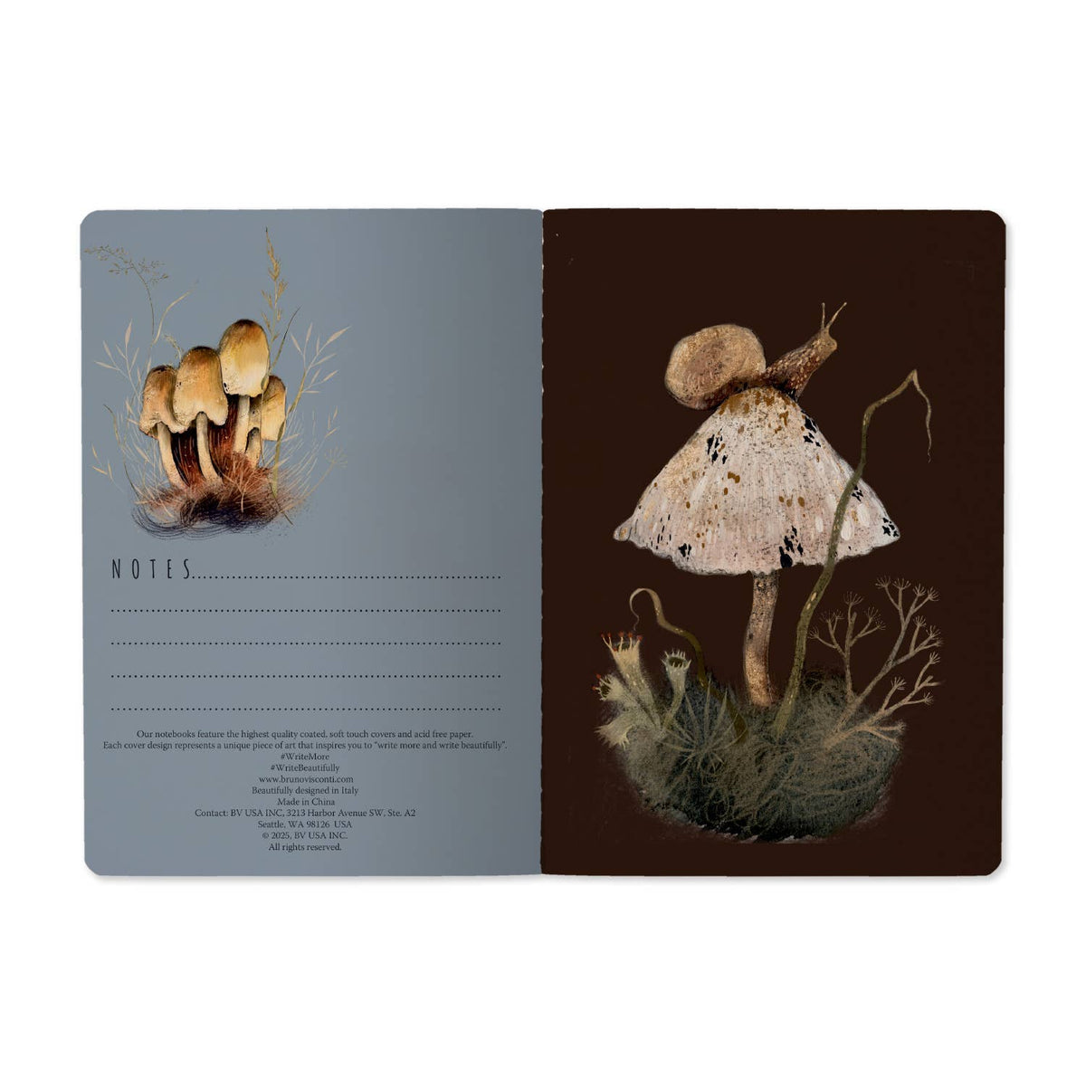 A5 Notebook - Mushroom Dream
