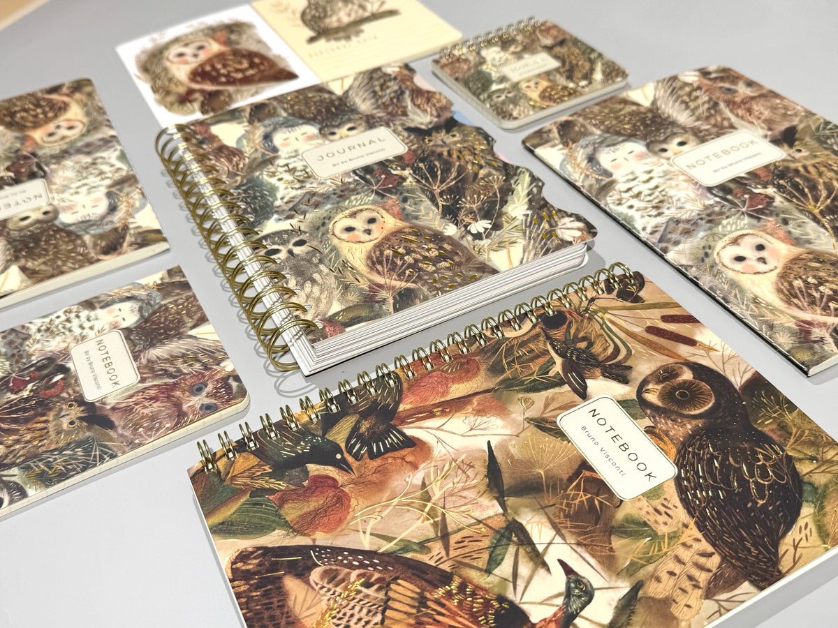 A5 Notebook - Owls