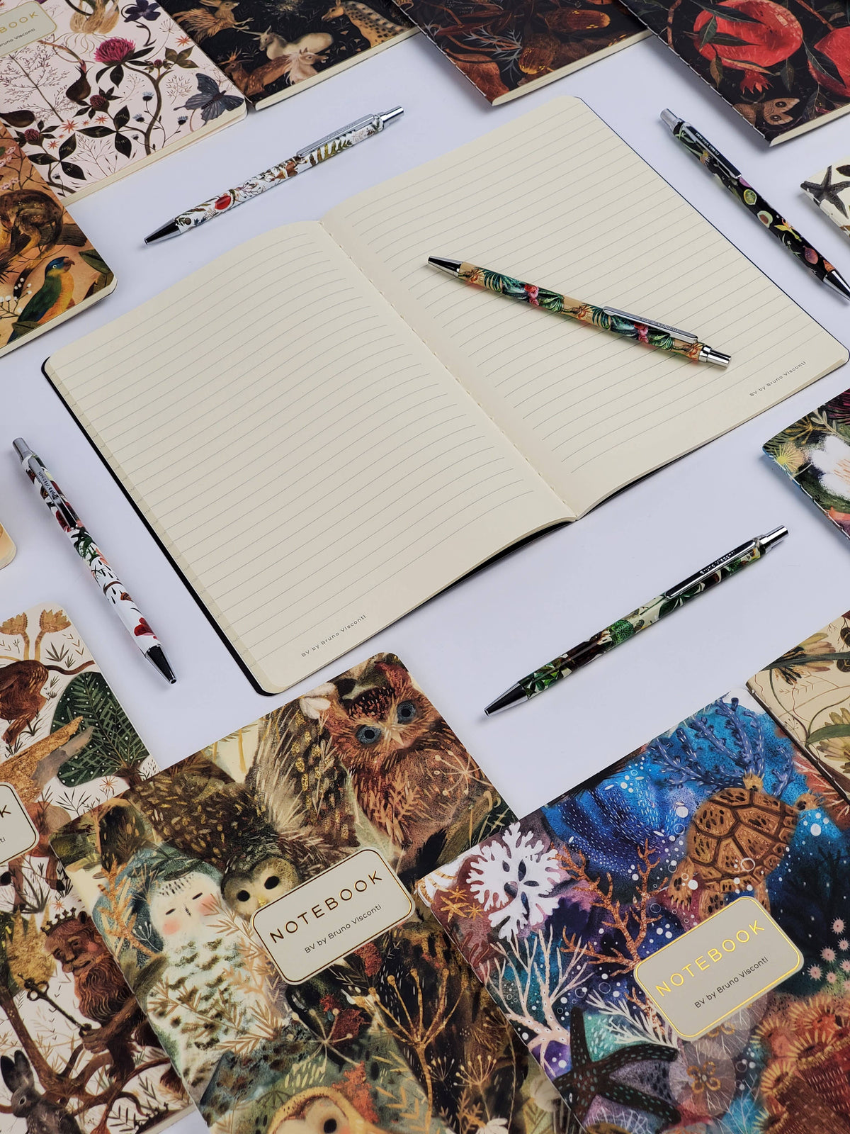 A5 Notebook - Owls