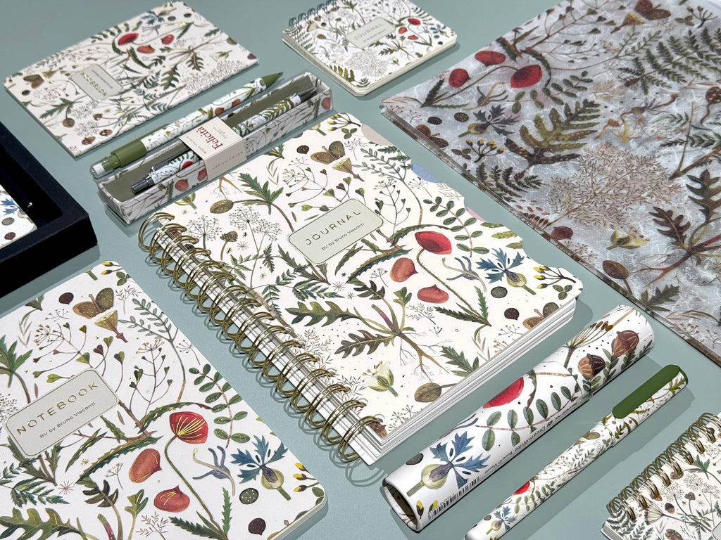 A5 Notebook - Greens and Flowers