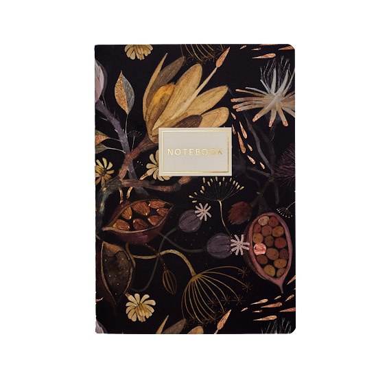 A5 Notebook - Night Flowers