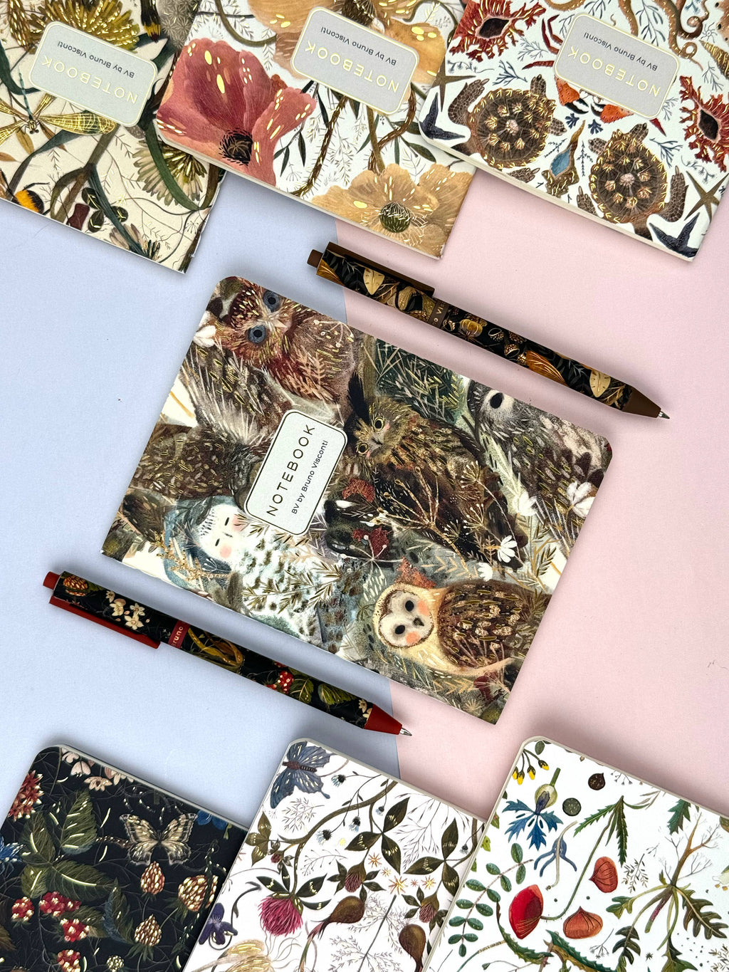 A5 Notebook - Owls
