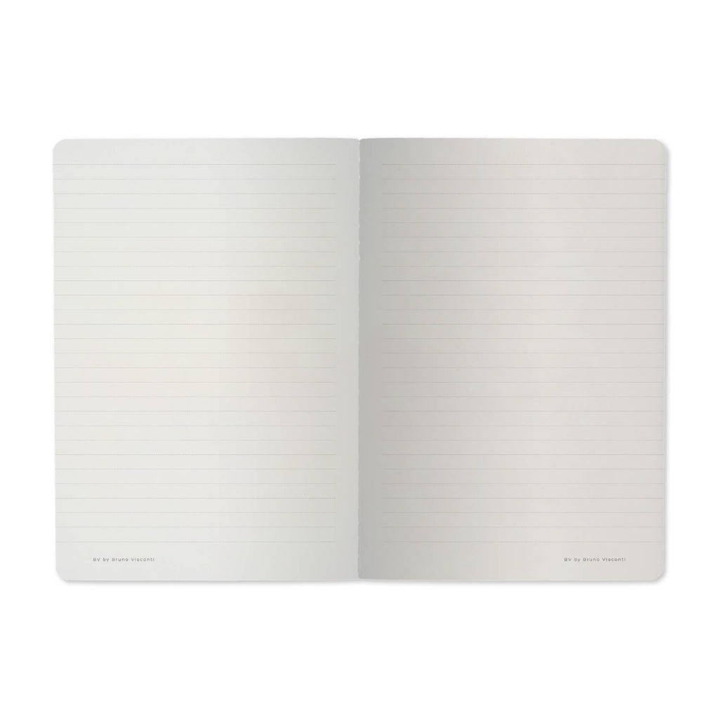 A5 Notebook - Forest Flowers on White