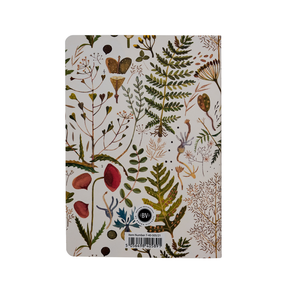 A5 Notebook - Greens and Flowers