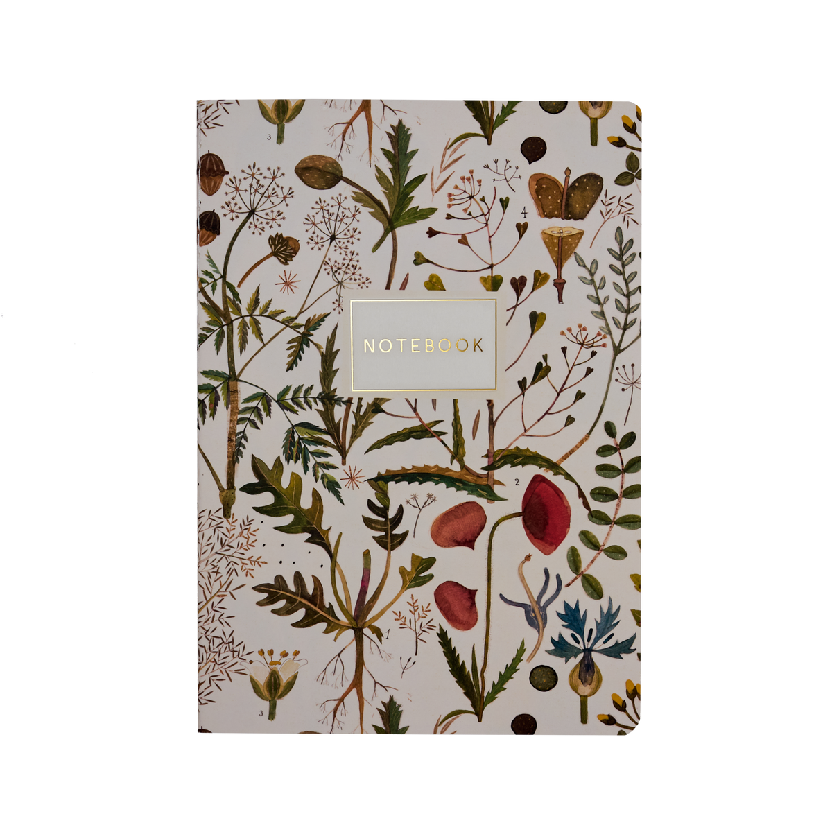 A5 Notebook - Greens and Flowers