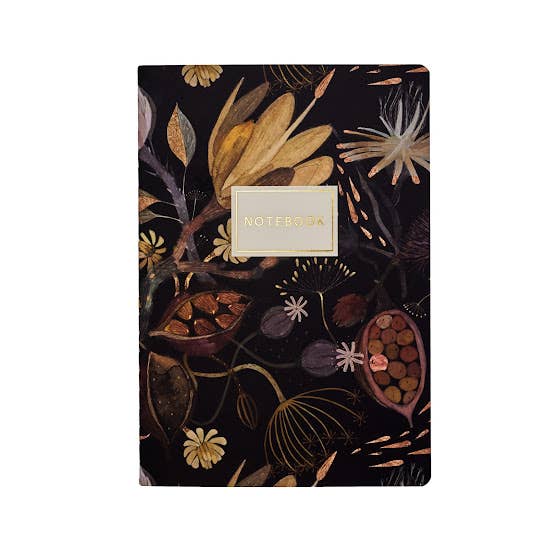 A5 Notebook - Night Flowers