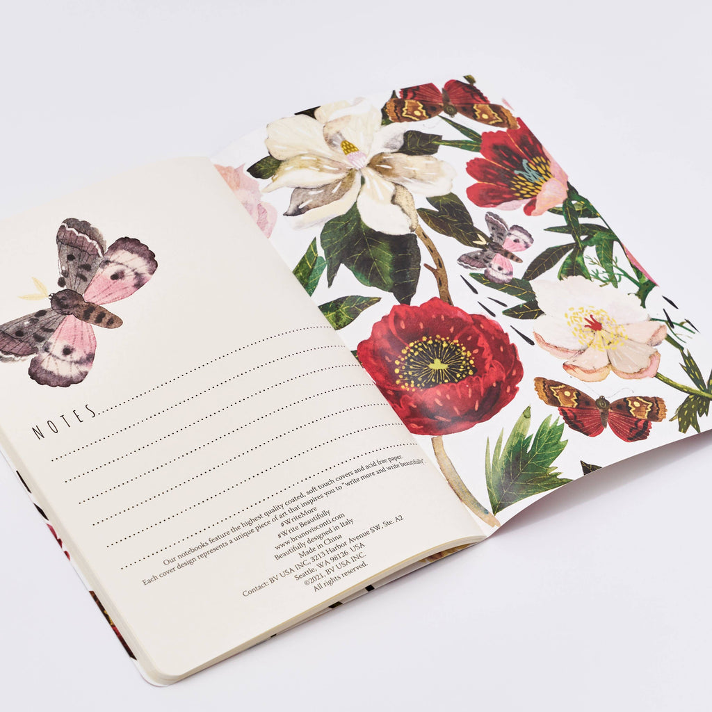 A5 Notebook - Peonies Notebook