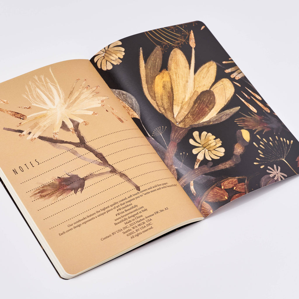 A5 Notebook - Night Flowers