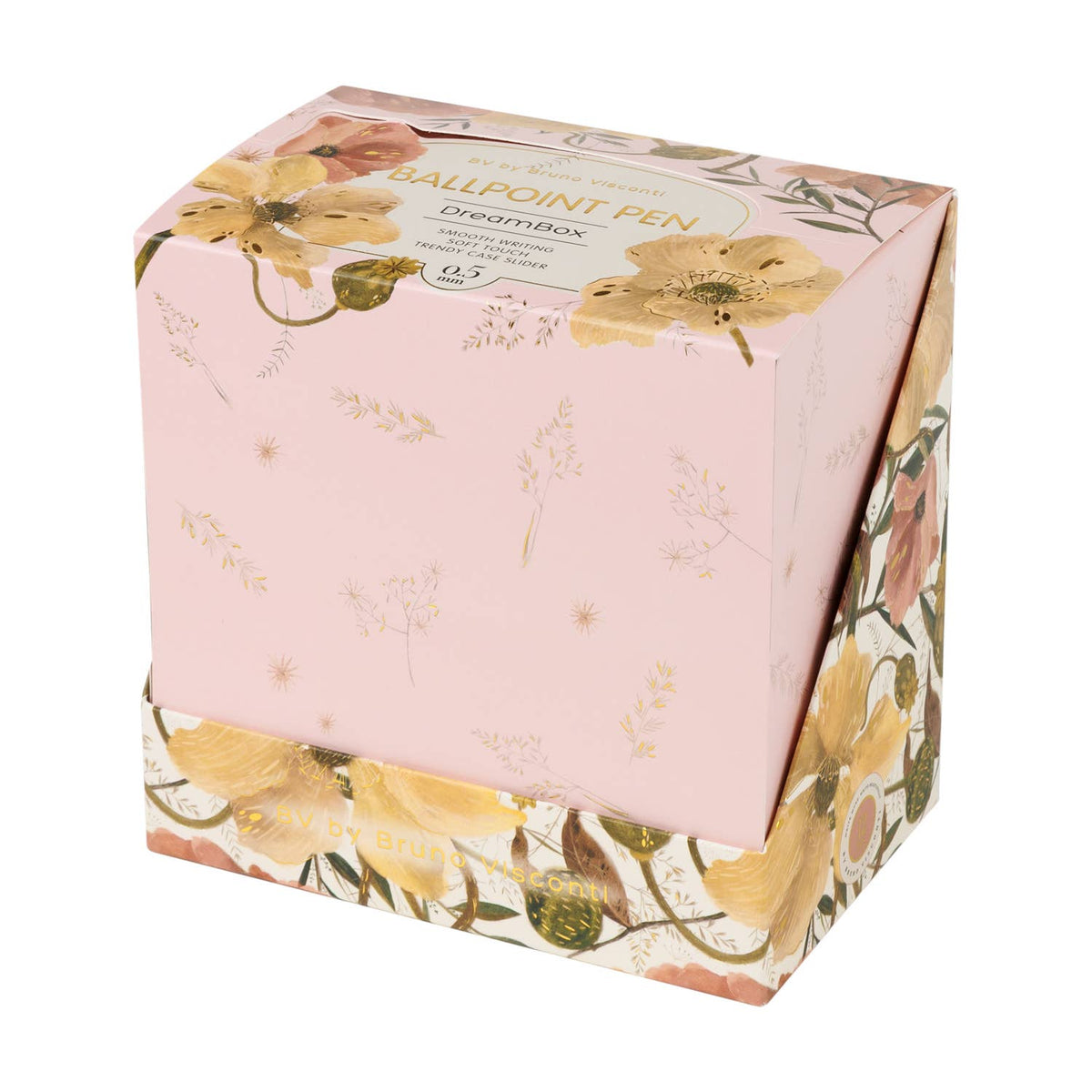 DreamBox Ballpoint Click Pen in a Gift Box - Soft Petals