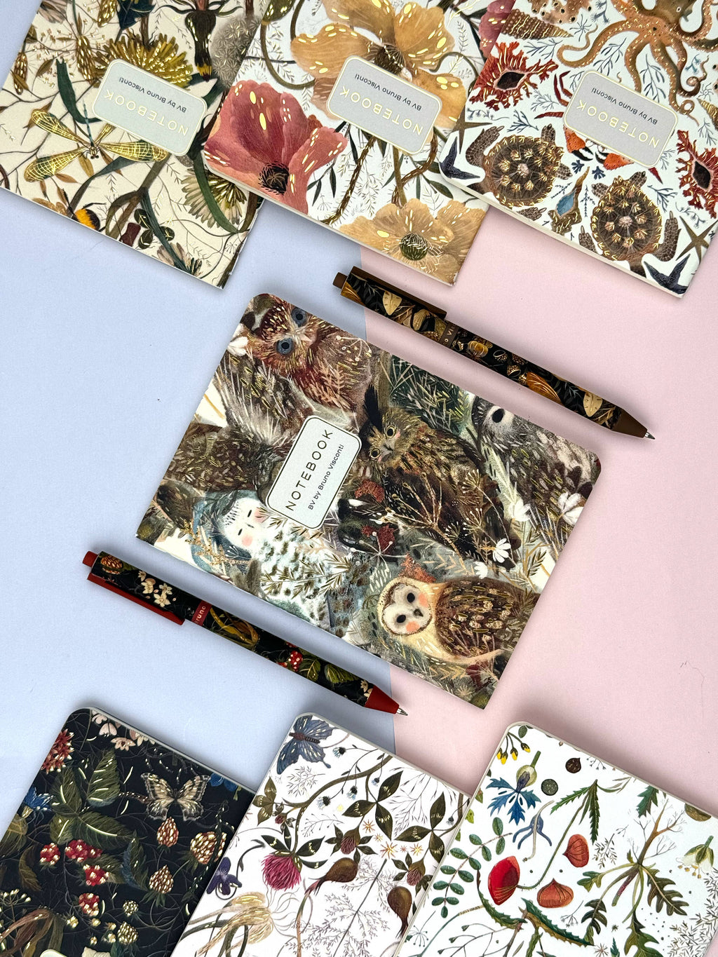 A5 Notebook - Owls