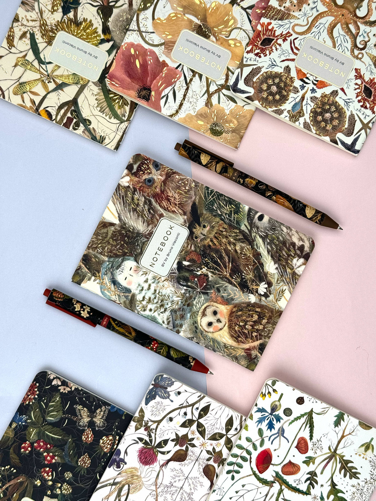 A5 Notebook - Owls