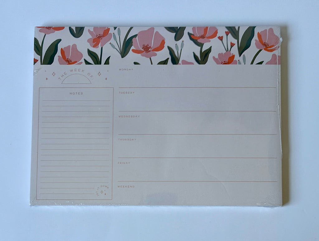 Weekly Notepad Planner