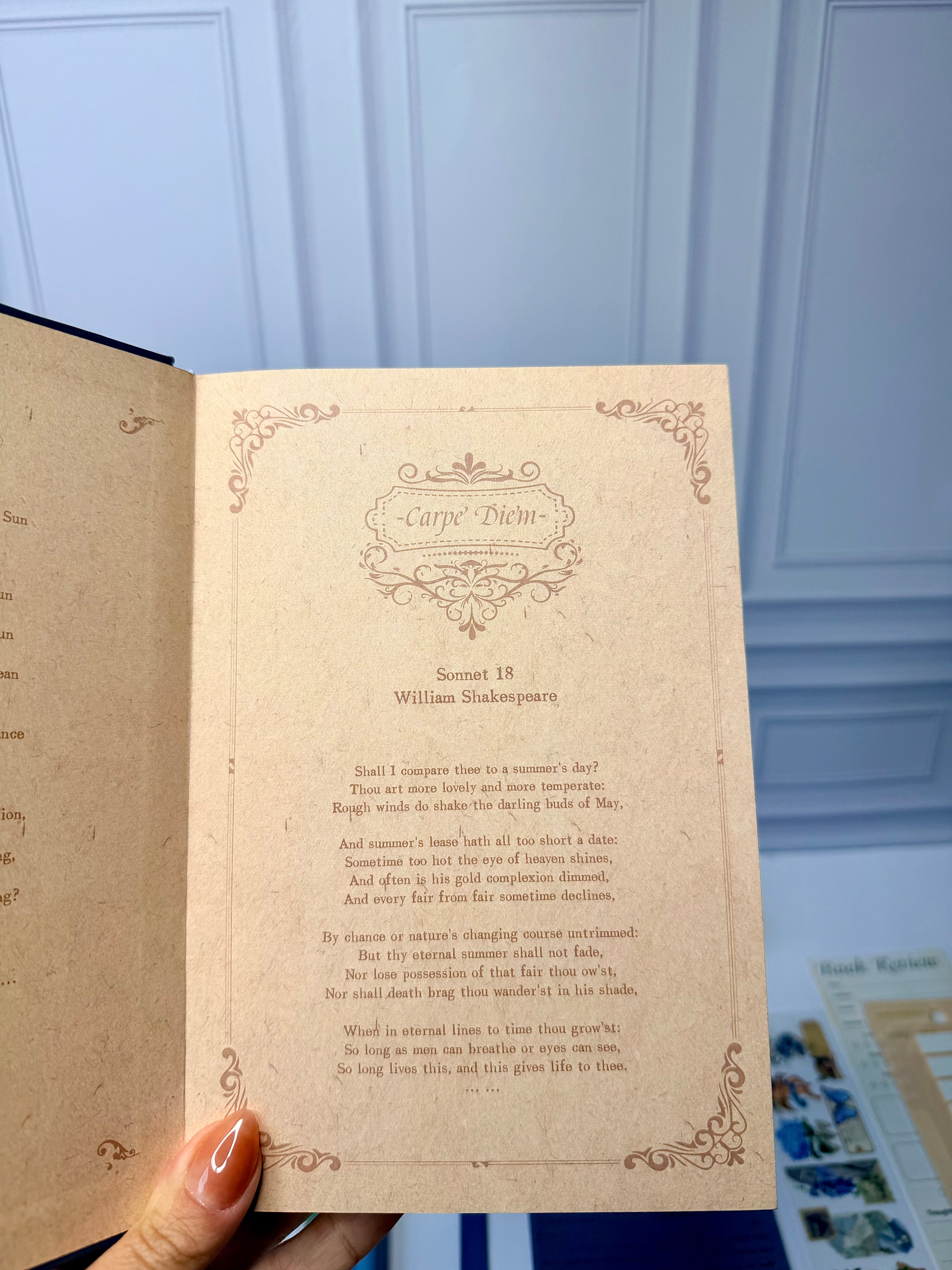 Designers Special - The Poet’s Keepsake