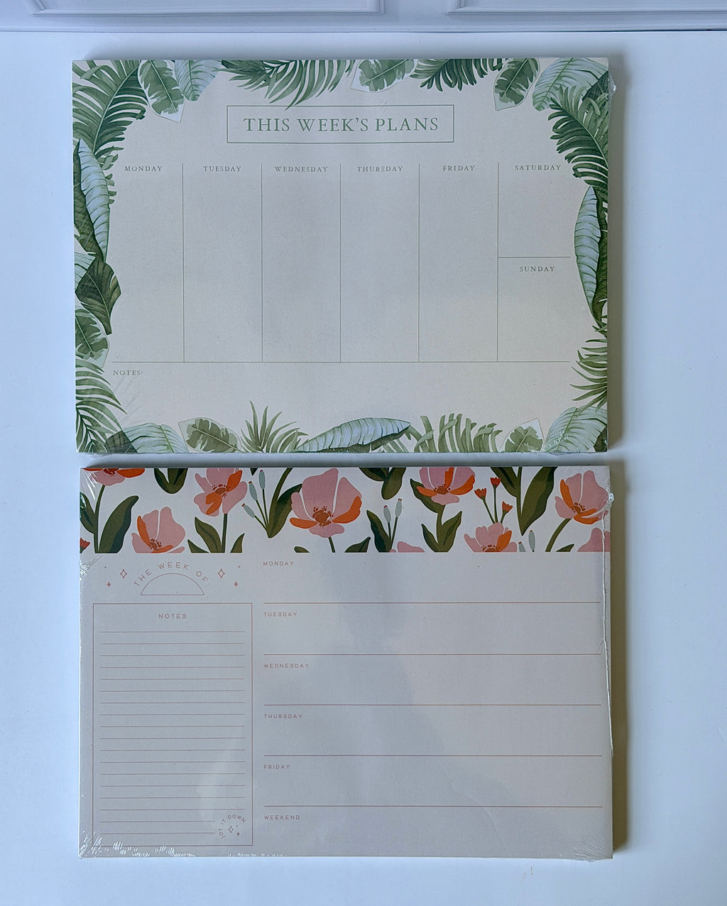 Weekly Notepad Planner