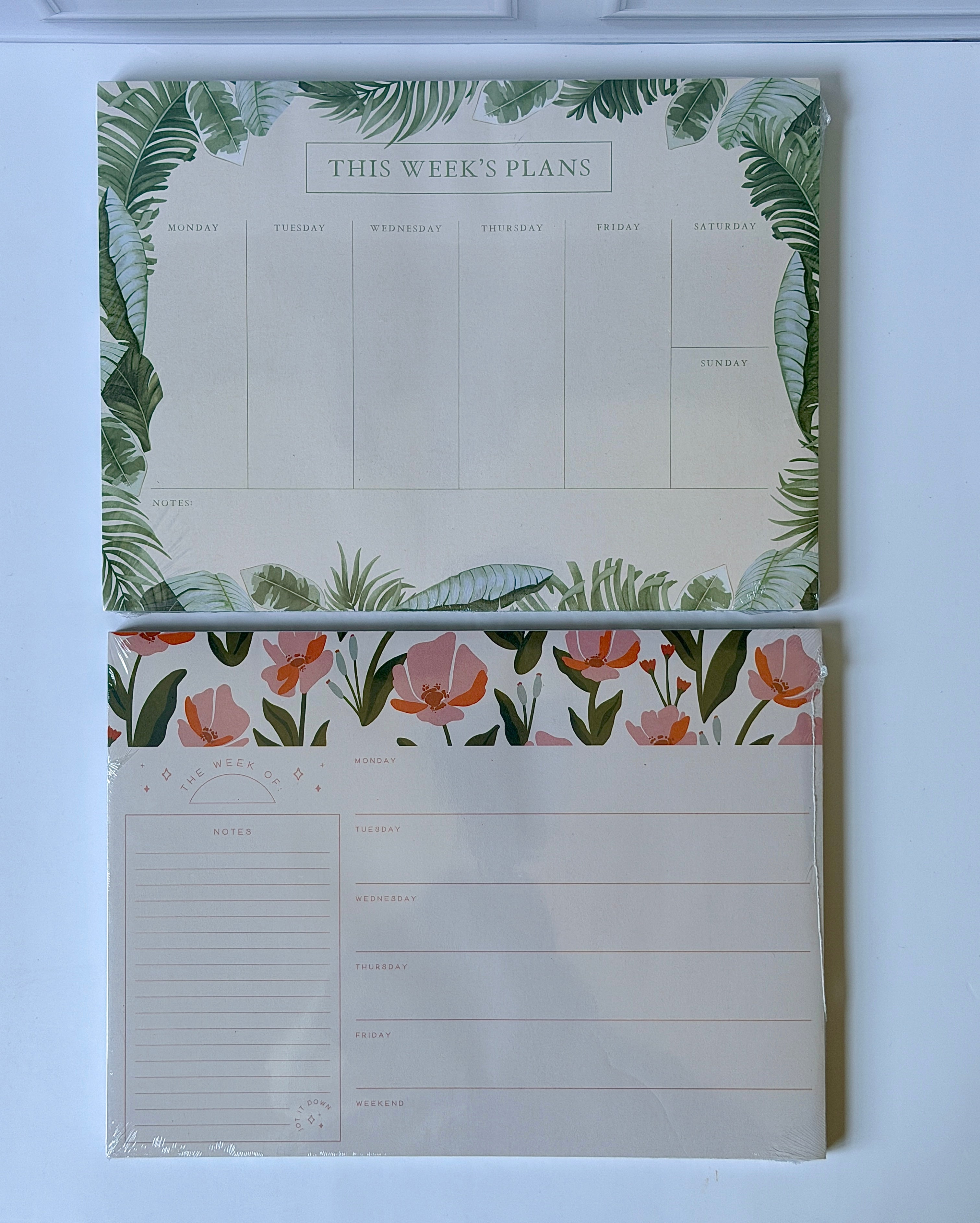 Weekly Notepad Planner