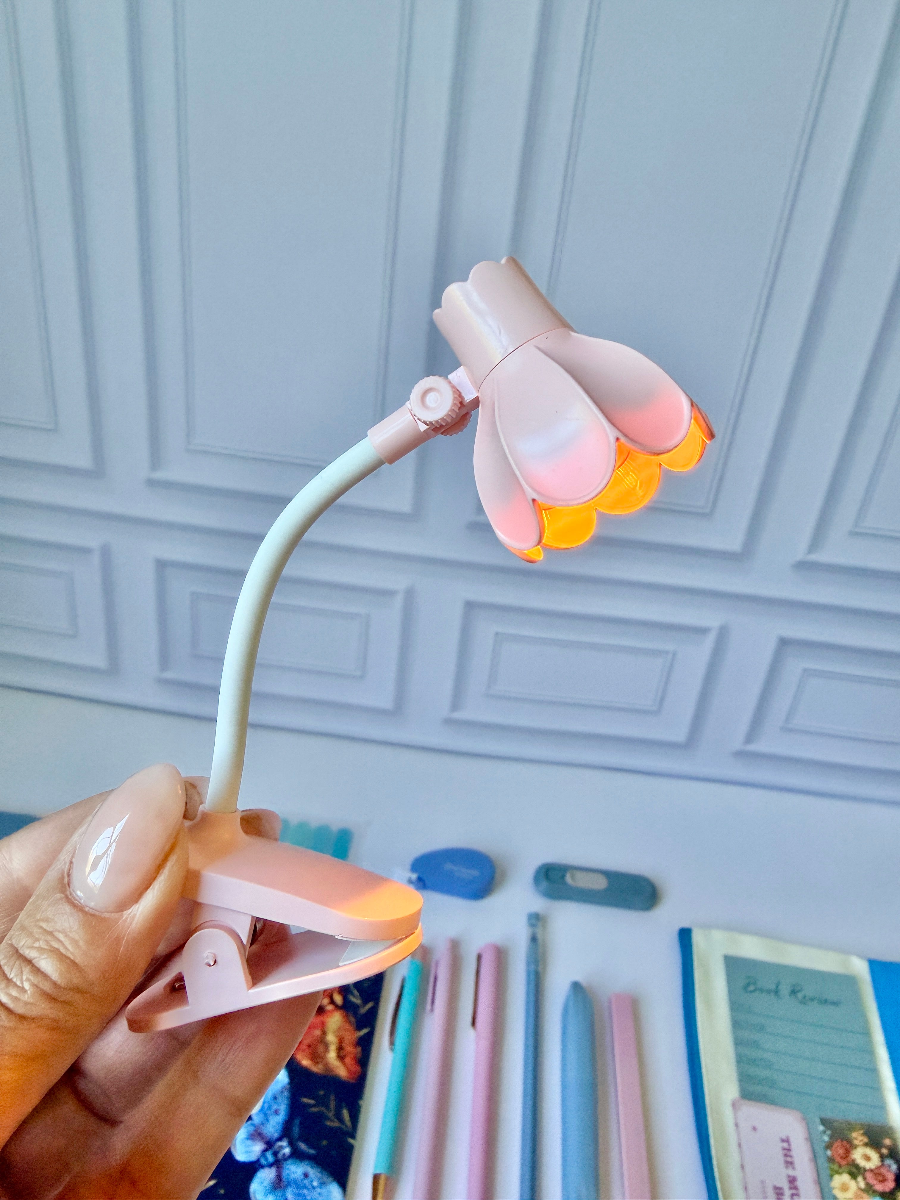 Floral Book Light