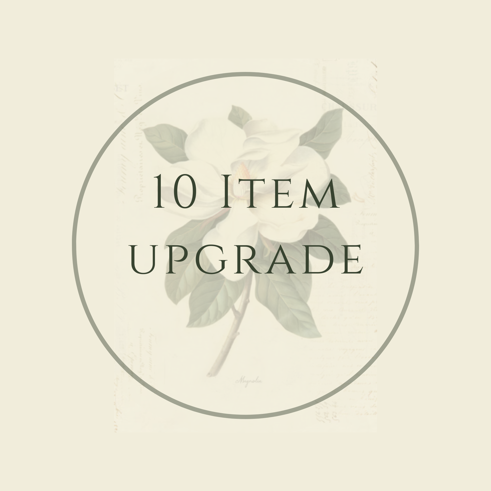 10 Item Upgrade