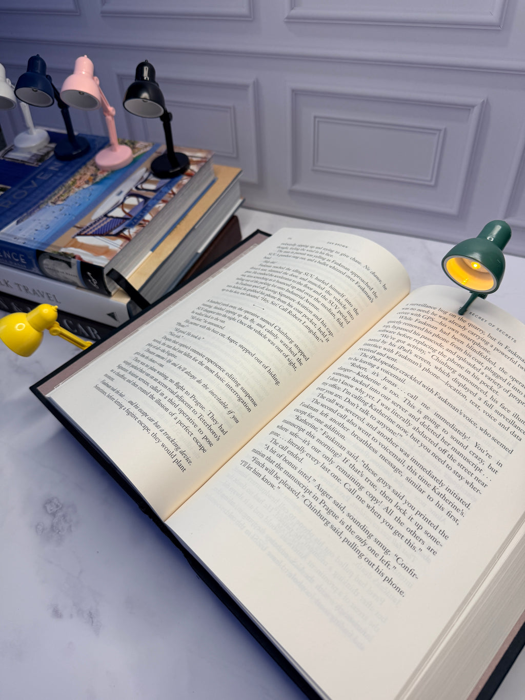 Mini Book Light & Table Lamp