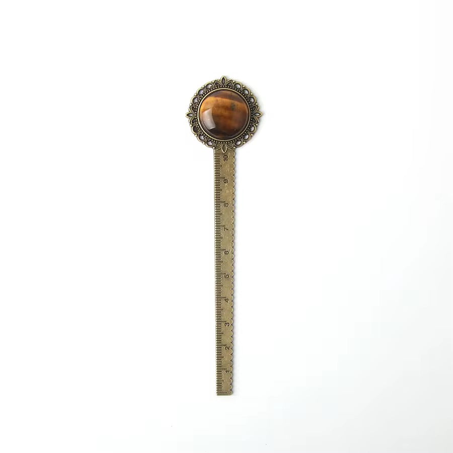 Vintage Gemstone Ruler Bookmark