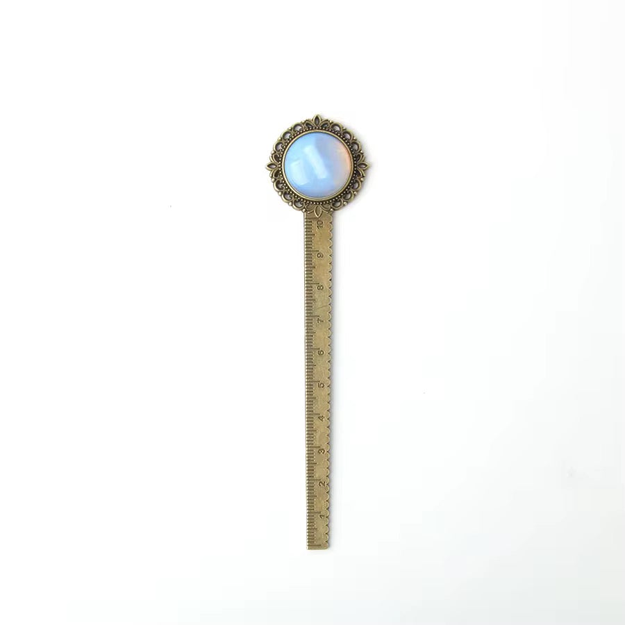 Vintage Gemstone Ruler Bookmark