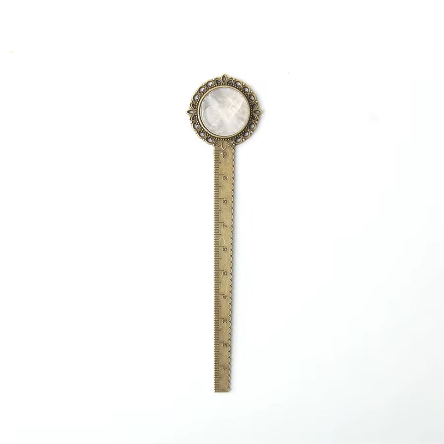 Vintage Gemstone Ruler Bookmark