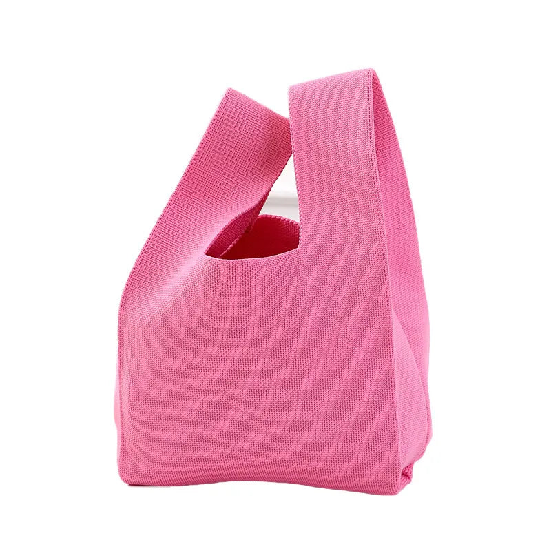 Knit Tote Wrist Bag