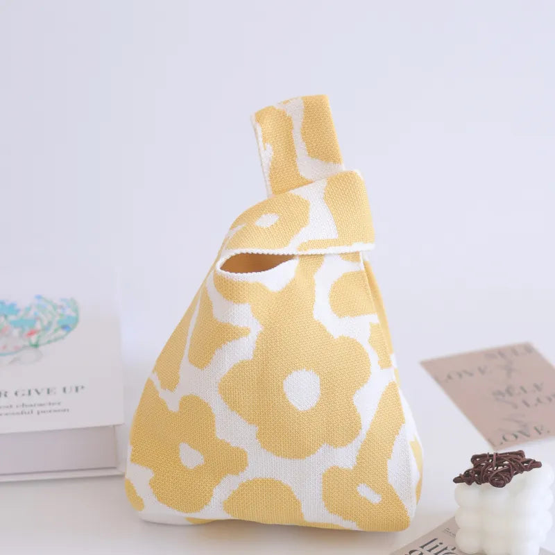 Knit Tote Wrist Bag