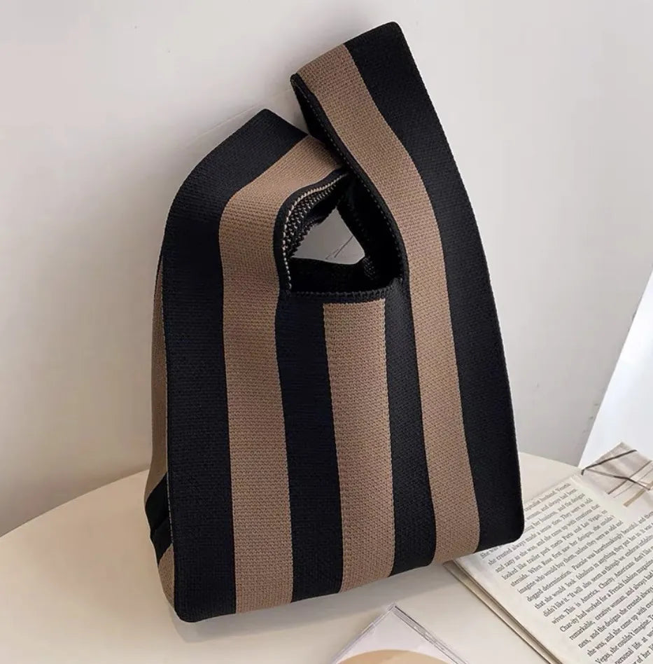 Knit Tote Wrist Bag