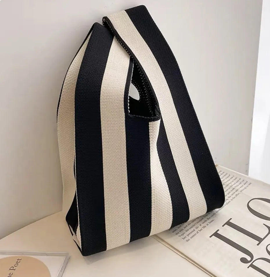 Knit Tote Wrist Bag