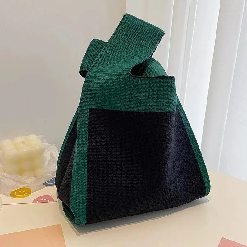 Knit Tote Wrist Bag