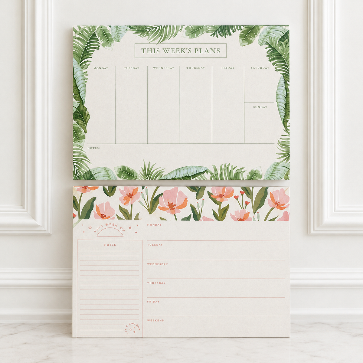 Weekly Notepad Planner