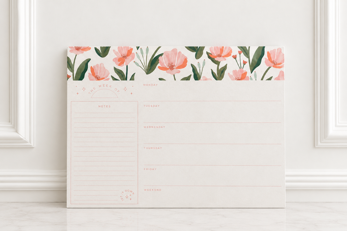 Weekly Notepad Planner