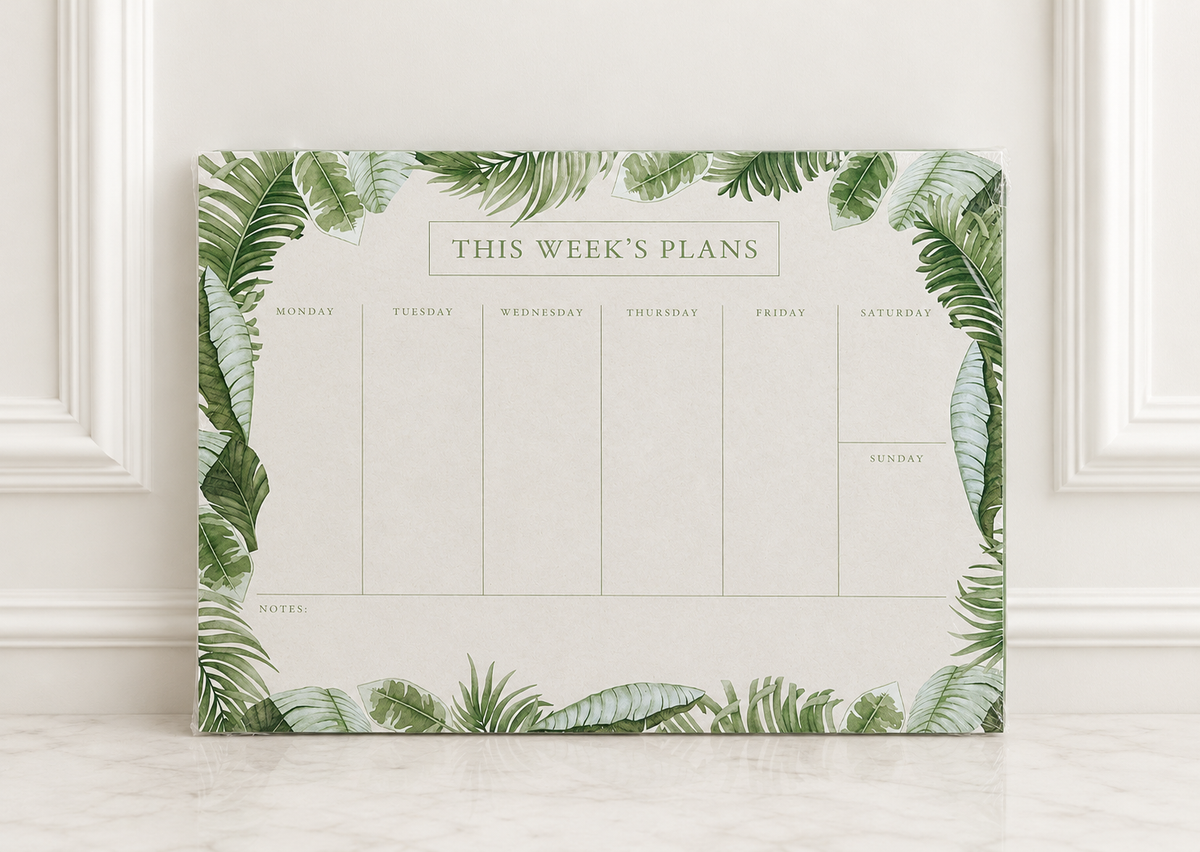 Weekly Notepad Planner