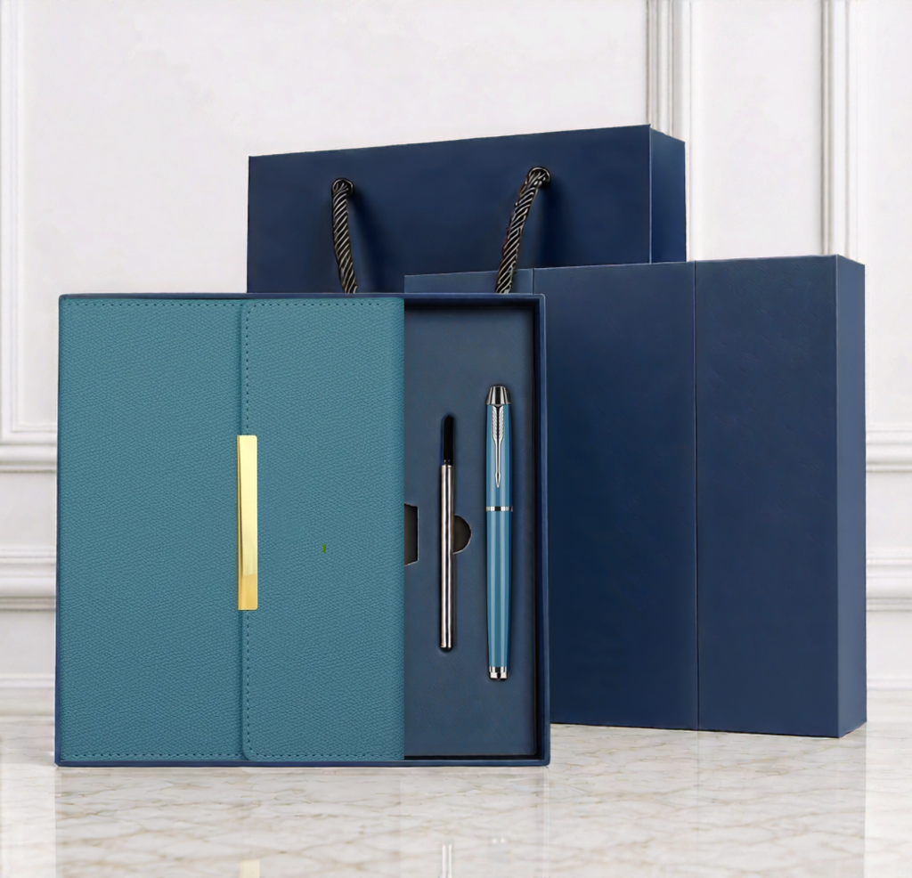 3 Piece Notebook Set With Gift Box and Bag