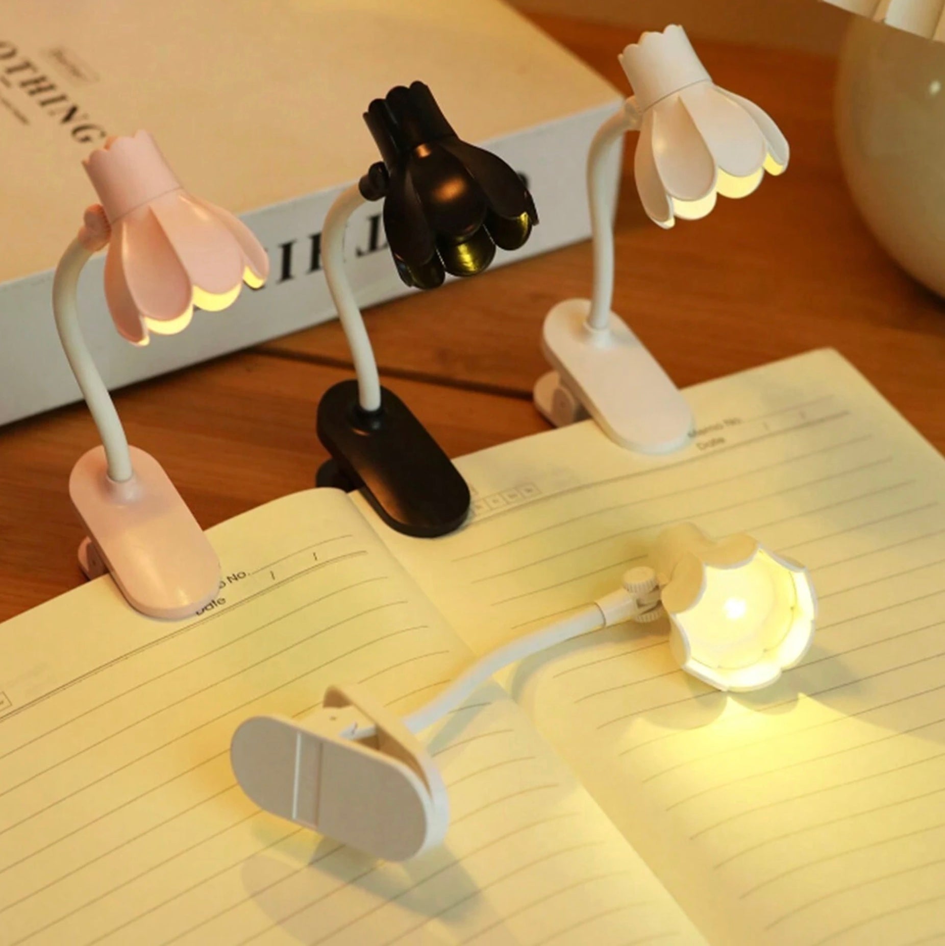 Floral Book Light
