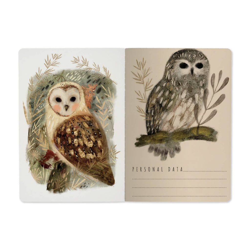 A5 Notebook - Owls