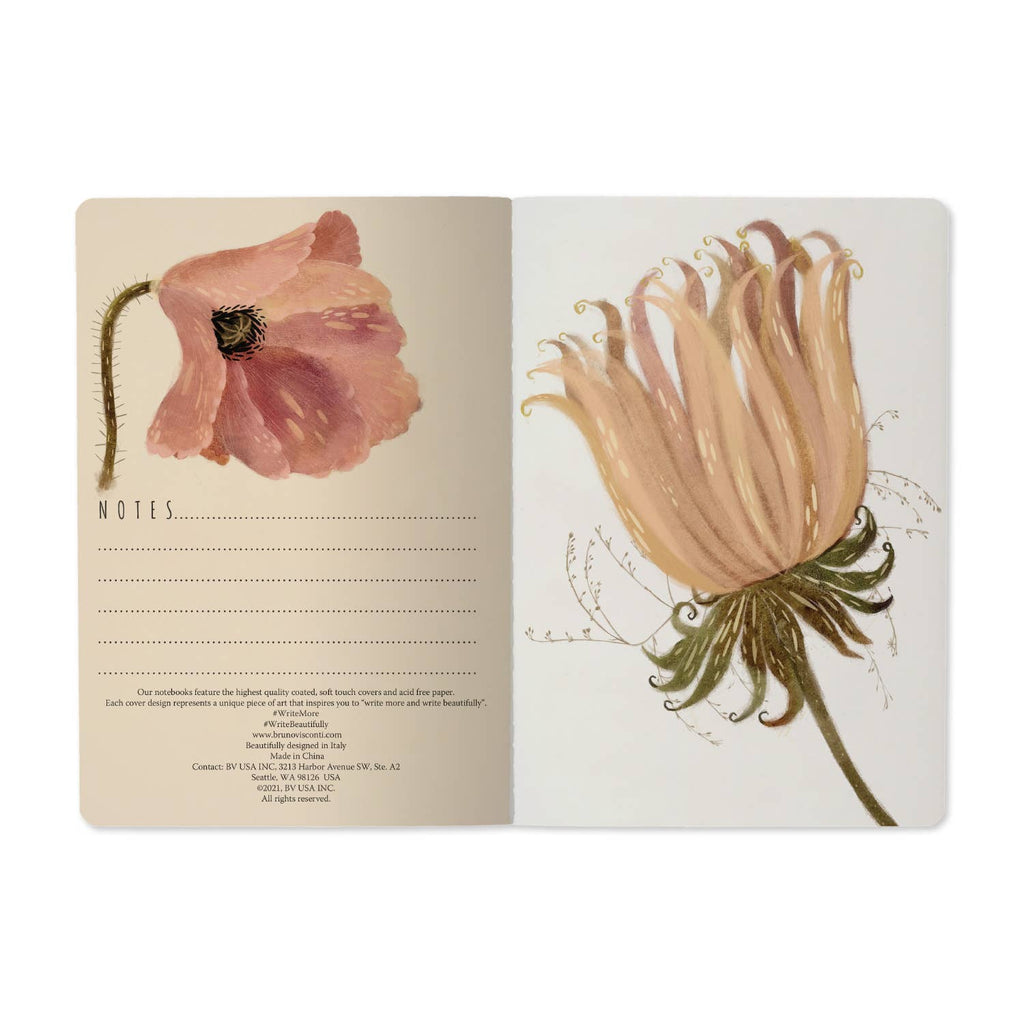 A5 Notebook - Soft Petals Notebook