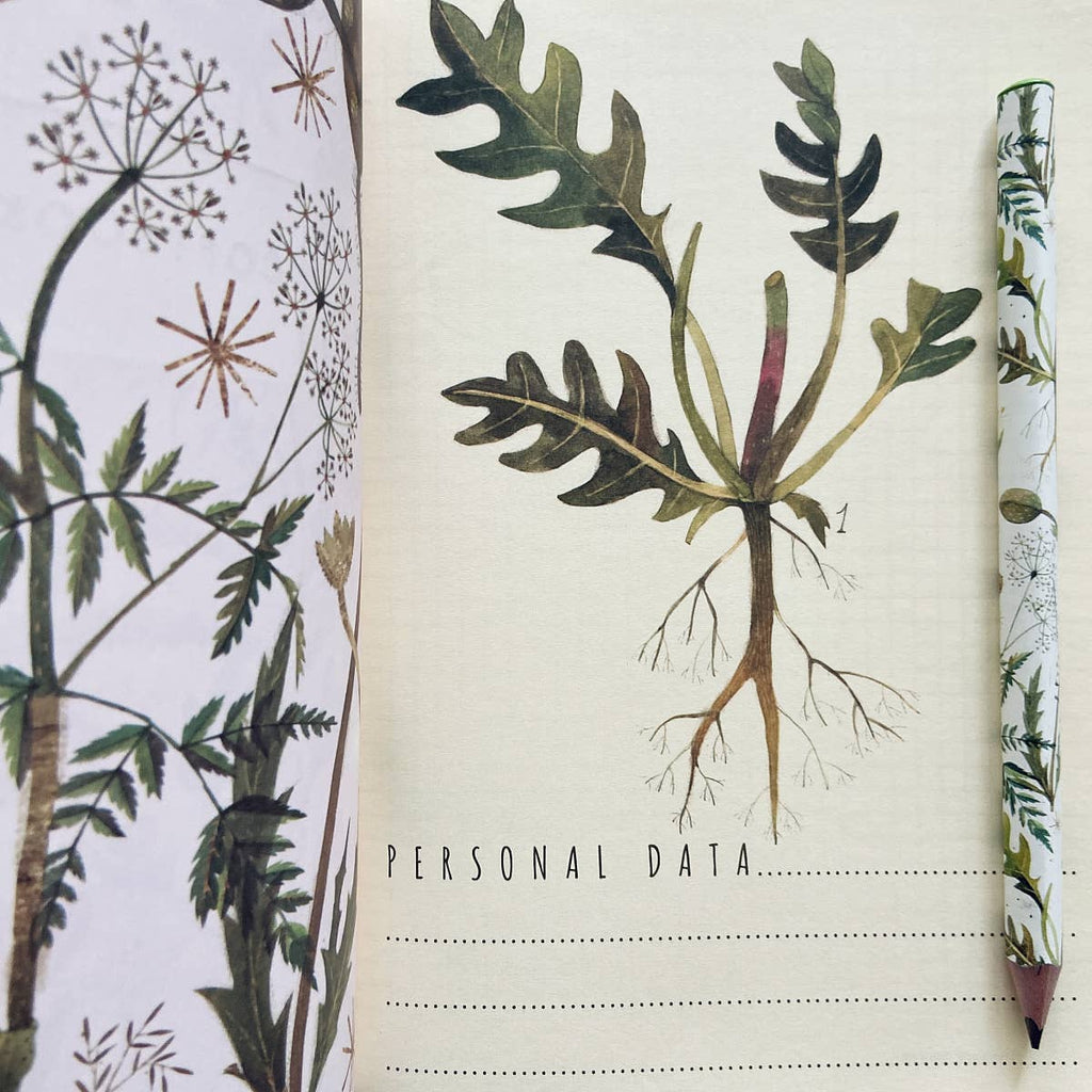 A5 Notebook - Greens and Flowers