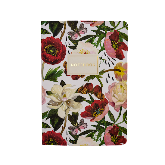 A5 Notebook - Peonies Notebook